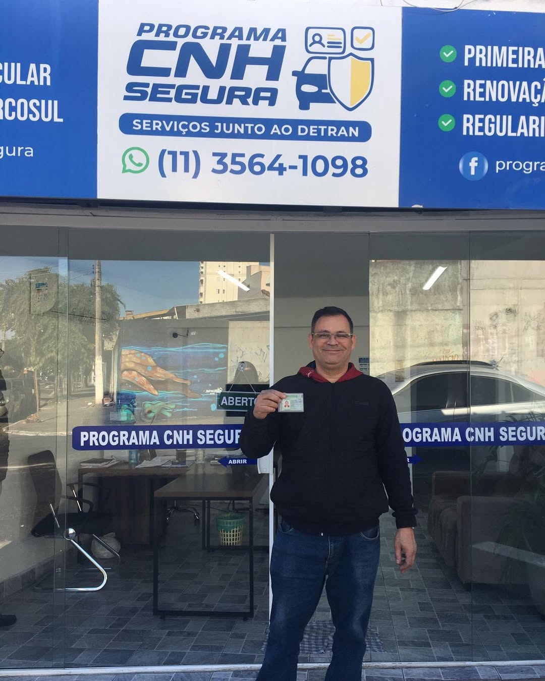 Cliente feliz com resultado